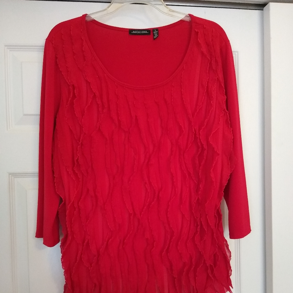 Women's ruffle top